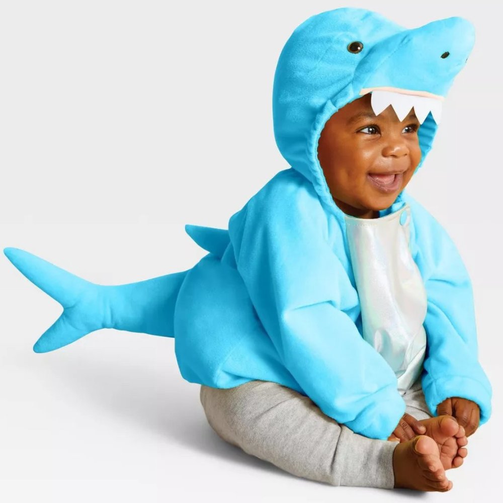 HYDE & EEK! Infant Baby Shark Costume Pullover Top 0-6months